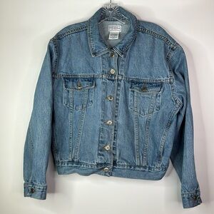 Vintage Arizona Denim Jean Trucker Jacket Size Large